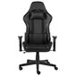 Pasukama žaidimų kėdė, juodos spalvos, pvc kaina ir informacija | Biuro kėdės | pigu.lt