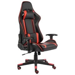 Pasukama žaidimų kėdė, raudonos spalvos, pvc цена и информация | Офисные кресла | pigu.lt