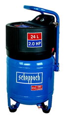 Безмасляный вертикальный компрессор  HC 24V, Scheppach цена и информация | Компрессоры | pigu.lt
