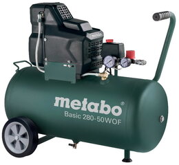 Безмасляный компрессор Basic 280-50 Вт OF, Metabo цена и информация | Механические инструменты | pigu.lt