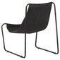 Poilsio kėdė, juodos spalvos kaina ir informacija | Lauko kėdės, foteliai, pufai | pigu.lt