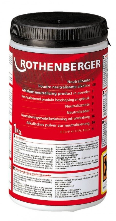 Neutralizuojantys milteliai Rothenberger, 1 kg kaina ir informacija | Valikliai | pigu.lt