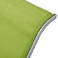 Saulės gultai su staliuku, 2vnt., žalios spalvos цена и информация | Gultai | pigu.lt