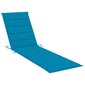 Saulės gultas su mėlynu čiužiniu цена и информация | Gultai | pigu.lt
