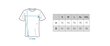Marškinėliai vyrams Ombre S1385, mėlyni цена и информация | Vyriški marškinėliai | pigu.lt