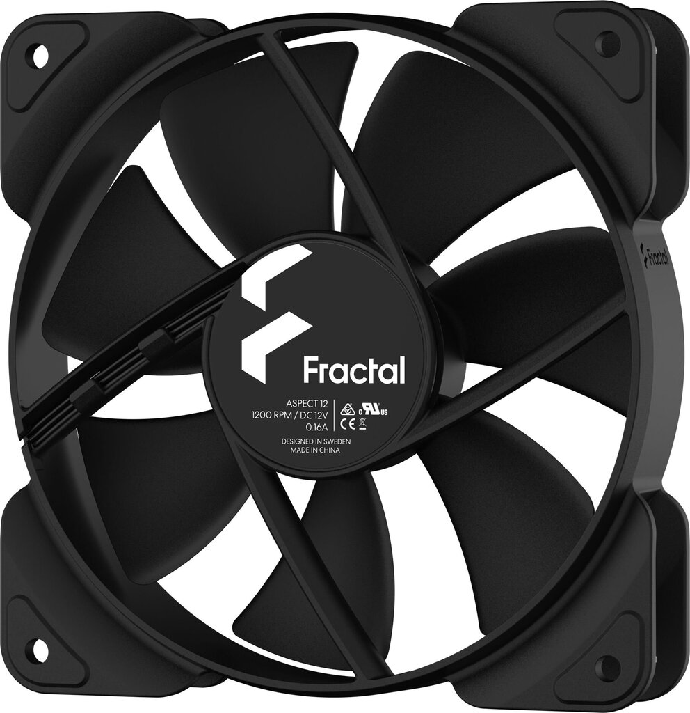 Fractal Design 1_769209 kaina ir informacija | Kompiuterių ventiliatoriai | pigu.lt