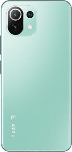 Xiaomi Mi 11 Lite 5G, 8/128 GB, Dual SIM, Mint Green kaina ir informacija | Mobilieji telefonai | pigu.lt
