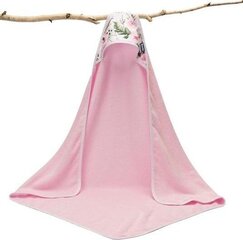Детское банное полотенце с капюшоном Sensillo, розовый цена и информация | Товары для купания | pigu.lt