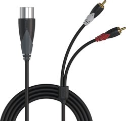 Procab CLA703/3, XLR/RCA, 3 м цена и информация | Кабели и провода | pigu.lt