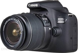 Canon EOS 2000D + 18-55 мм IS + 50 мм Kit цена и информация | Цифровые фотоаппараты | pigu.lt