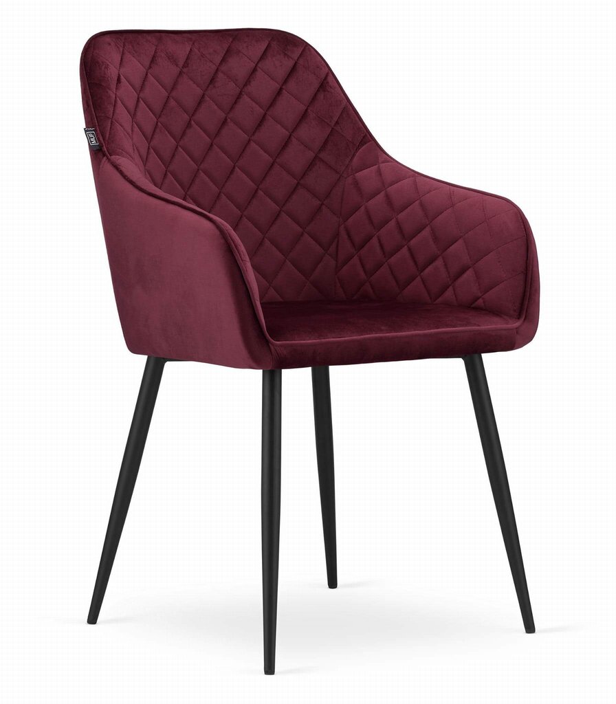 2-jų kėdžių komplektas Nug, raudonas kaina ir informacija | Virtuvės ir valgomojo kėdės | pigu.lt
