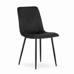 4-ių kėdžių komplektas Lav, juodas kaina ir informacija | Virtuvės ir valgomojo kėdės | pigu.lt