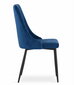 4-ių kėdžių komplektas Imo, mėlyna цена и информация | Virtuvės ir valgomojo kėdės | pigu.lt