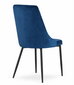 4-ių kėdžių komplektas Imo, mėlyna kaina ir informacija | Virtuvės ir valgomojo kėdės | pigu.lt