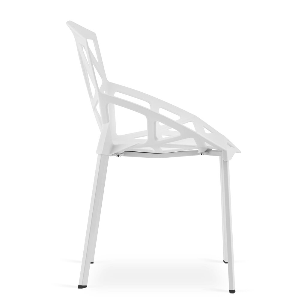 4-ių kėdžių komplektas Ess, balta kaina ir informacija | Virtuvės ir valgomojo kėdės | pigu.lt