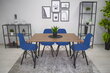 4-ių kėdžių komplekta Osa, mėlynas kaina ir informacija | Virtuvės ir valgomojo kėdės | pigu.lt