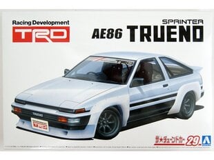 Aoshima - Toyota TRD AE86 Sprinter Trueno N2 1985, 1/24, 05896 цена и информация | Конструкторы и кубики | pigu.lt
