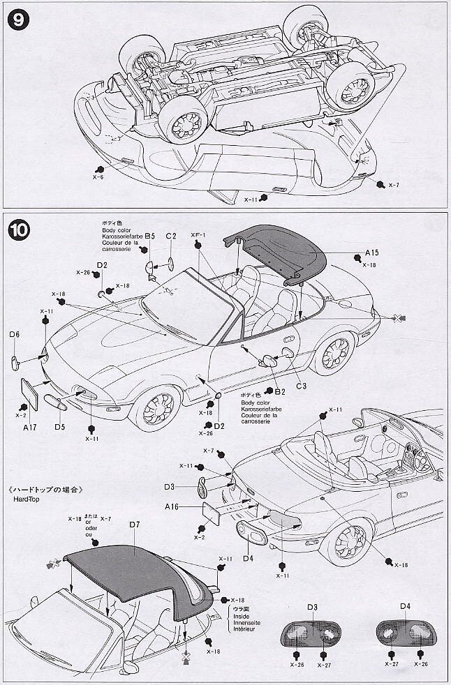 Konstruktorius - Mazda Eunos Roadster, 1/24, 24085 kaina ir informacija | Konstruktoriai ir kaladėlės | pigu.lt