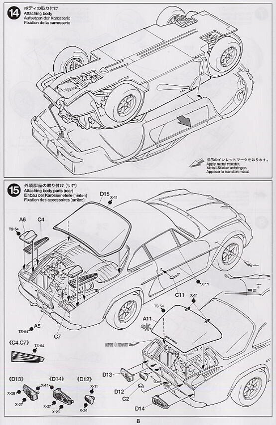 Konstruktorius Tamiya - Alpine Renault A110 Monte Carlo '71, 1/24, 24278 kaina ir informacija | Konstruktoriai ir kaladėlės | pigu.lt