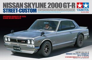 Konstruktorius Tamiya - Nissan Skyline 2000 GT-R Street Custom, 1/24, 24335, 8 m.+ kaina ir informacija | Konstruktoriai ir kaladėlės | pigu.lt