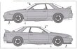 Konstruktorius Tamiya - Nissan Skyline GT-R (R32) Nismo Custom, 1/24, 24341 kaina ir informacija | Konstruktoriai ir kaladėlės | pigu.lt