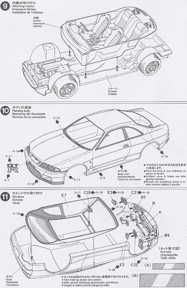 Konstruktorius Tamiya - Nissan Skyline R33 GT-R V-Spec, 1/24, 24145 kaina ir informacija | Konstruktoriai ir kaladėlės | pigu.lt