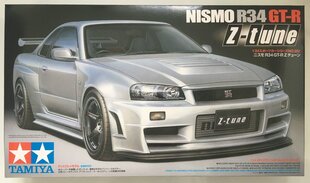 Tamiya - Nissan Nismo R34 GT-R Z-tune, 1/24, 24282 цена и информация | Конструкторы и кубики | pigu.lt