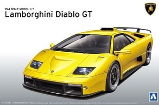 Aoshima - Lamborghini Diablo GT, 1/24, 05899 цена и информация | Конструкторы и кубики | pigu.lt