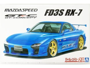 Aoshima - Mazda speed FD3S RX-7 A Spec GT Concept `99, 1/24, 06147 цена и информация | Конструкторы и кубики | pigu.lt