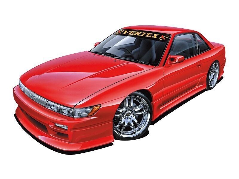 Konstruktorius Aoshima - Vertex PS13 Nissan Silvia `91, 1/24, 05861 kaina ir informacija | Konstruktoriai ir kaladėlės | pigu.lt