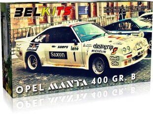 Belkits - Opel Manta 400 Gr. B Jimmy McRae 1984, Scale:1/24, BEL009 цена и информация | Конструкторы и кубики | pigu.lt