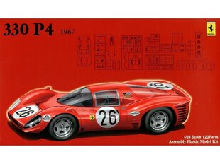 Konstruktorius Fujimi - Ferrari 330P4 1967 Le Mans - Parker / Scarliotti, 1/24, 12575, 8 m.+ kaina ir informacija | Konstruktoriai ir kaladėlės | pigu.lt