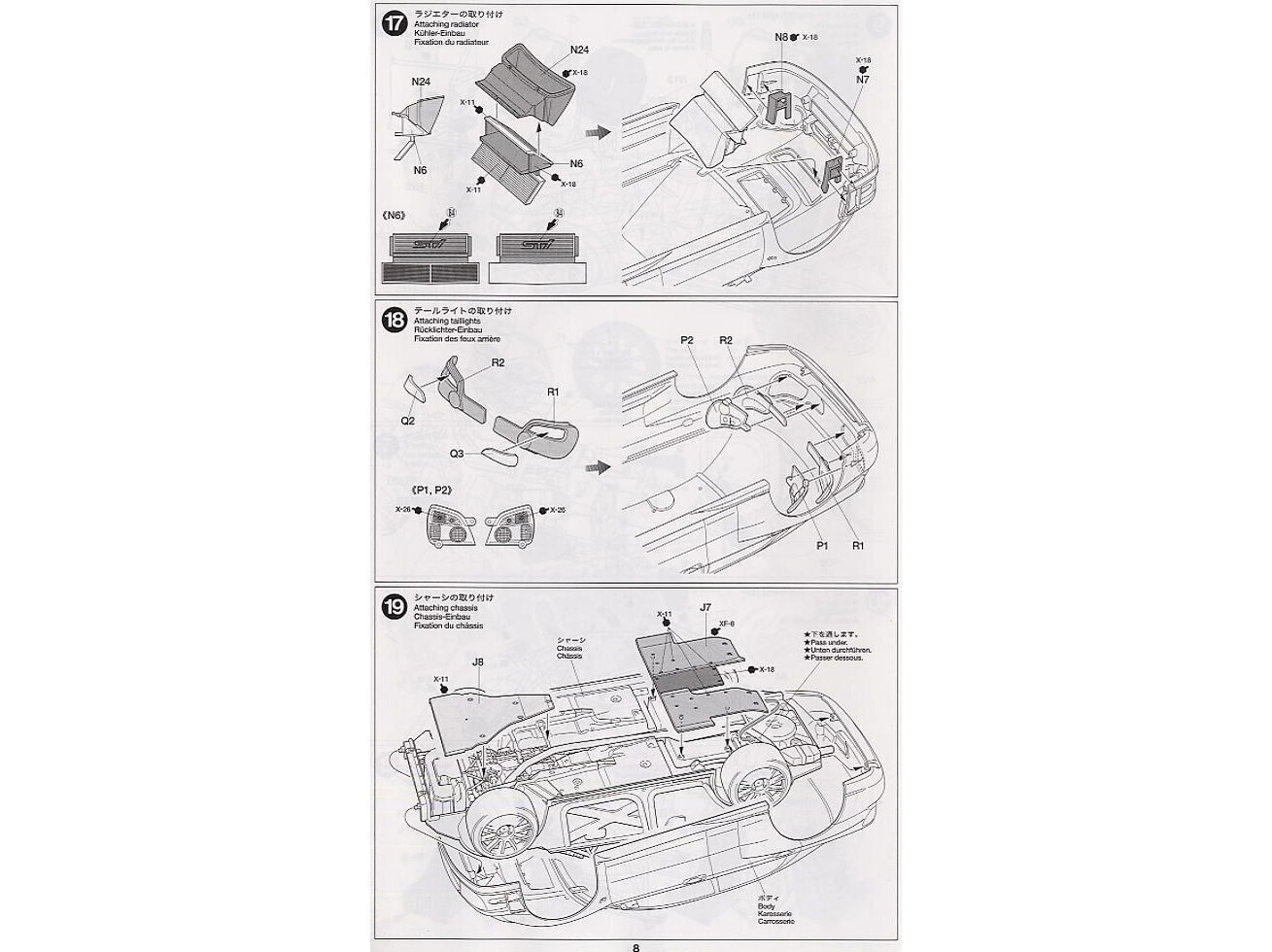 Konstruktorius Tamiya - Subaru Impreza WRC Monte Carlo 05, 1/24, 24281 цена и информация | Konstruktoriai ir kaladėlės | pigu.lt