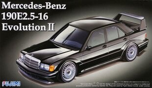 Konstruktorius Fujimi - Mercedes Benz 190E 2.5-16 Evolution II, 1/24, 12571, 8 m.+ kaina ir informacija | Konstruktoriai ir kaladėlės | pigu.lt