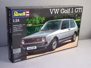 Konstruktorius Revell - Volkswagen VW Golf 1 GTI, 1/24, 07072 kaina ir informacija | Konstruktoriai ir kaladėlės | pigu.lt