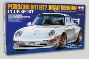 Tamiya - Porsche 911 GT2 Road Version, 1/24, 24247 цена и информация | Конструкторы и кубики | pigu.lt