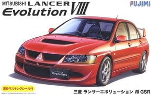 Fujimi - Mitsubishi Lancer Evolution VIII GSR, 1/24, 03924 цена и информация | Конструкторы и кубики | pigu.lt