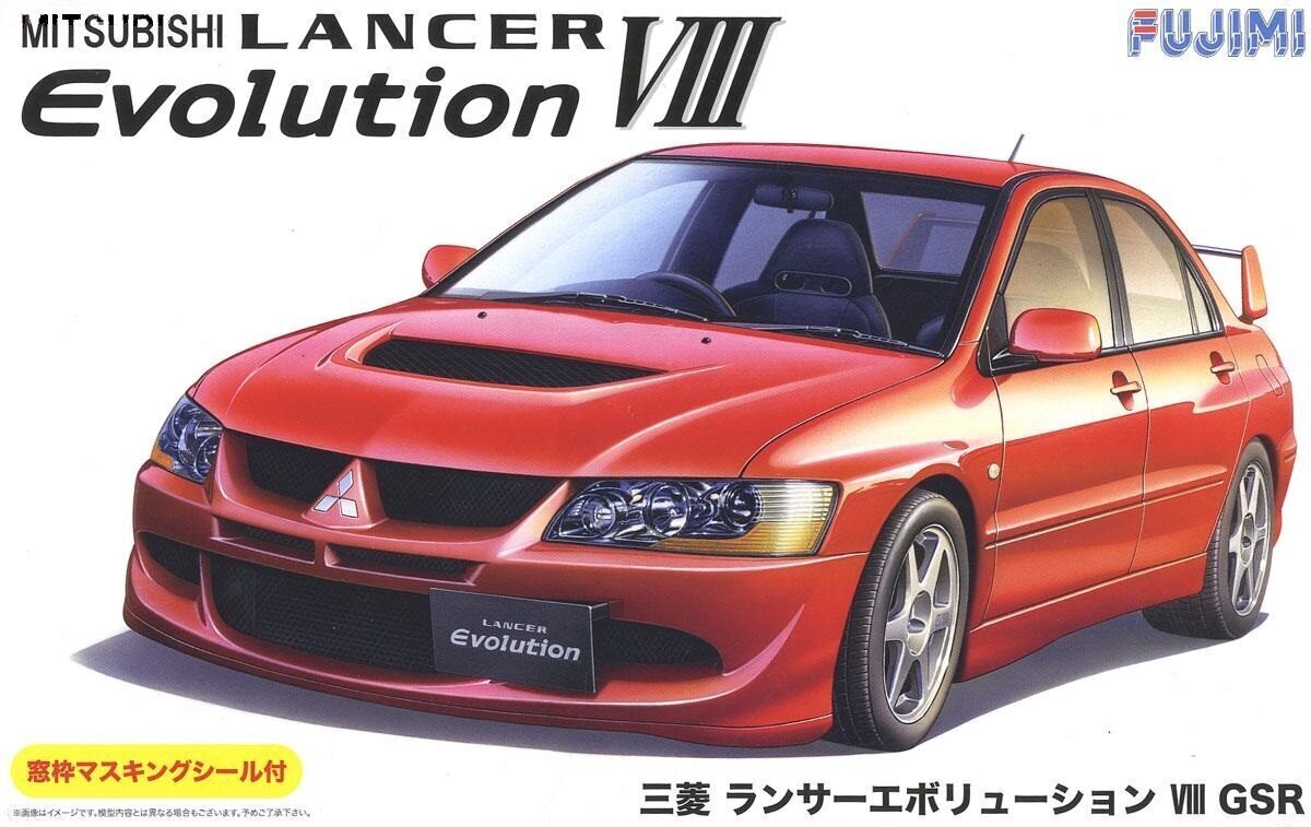 Fujimi - Mitsubishi Lancer Evolution VIII GSR, 1/24, 03924 цена | pigu.lt