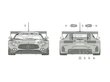 Konstruktorius Tamiya - Mercedes AMG GT3, 1/24, 24345, 8 m.+ kaina ir informacija | Konstruktoriai ir kaladėlės | pigu.lt