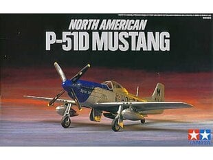 Tamiya - North American P-51D Mustang, 1/72, 60749 цена и информация | Конструкторы и кубики | pigu.lt