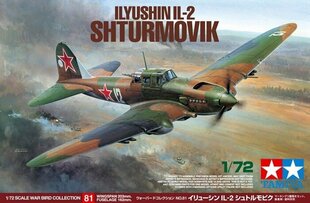 Tamiya - Ilyushin IL-2 Shturmovik, 1/72, 60781 цена и информация | Конструкторы и кубики | pigu.lt