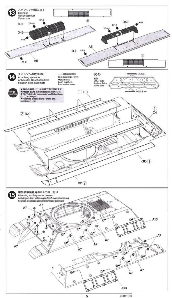 Konstruktorius Tamiya - U.S. Tank Destroyer M10 Mid Production, 1/35, 35350, 8 m.+ kaina ir informacija | Konstruktoriai ir kaladėlės | pigu.lt