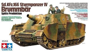 Tamiya - Sd.Kfz.166 Sturmpanzer IV Brummbär, Scale:1/35, 35353 цена и информация | Конструкторы и кубики | pigu.lt