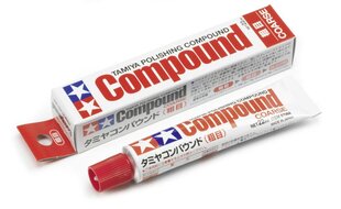 Шлиф.-полировочная паста Tamiya, Polishing Compound (Coarse), 87068 цена и информация | Принадлежности для рисования, лепки | pigu.lt