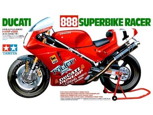 Konstruktorius Tamiya - Ducati 888 Superbike Racer, 1/12, 14063 kaina ir informacija | Konstruktoriai ir kaladėlės | pigu.lt