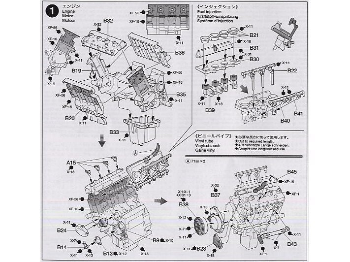 Konstruktorius Tamiya - Yamaha YZR-M1 '04 No.7/No.33, 1/12, 14100, 8 m.+ kaina ir informacija | Konstruktoriai ir kaladėlės | pigu.lt