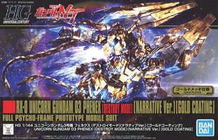 Bandai - HGUC Unicorn Gundam 03 Phenex, 1/144, 55342 цена и информация | Конструкторы и кубики | pigu.lt