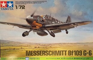 Konstruktorius Tamiya - Messerschmitt Bf109 G-6, 1/72, 60790, 8 m.+ kaina ir informacija | Konstruktoriai ir kaladėlės | pigu.lt