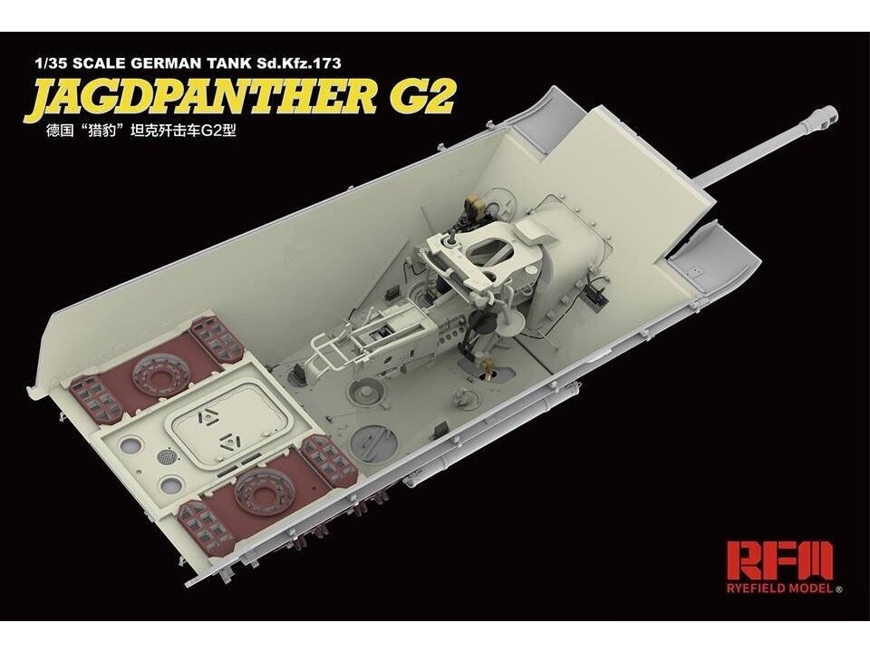 Surenkamas modelis Rye Field Model, Jagdpanther G2 RFM-5022, 1/35 цена и информация | Konstruktoriai ir kaladėlės | pigu.lt