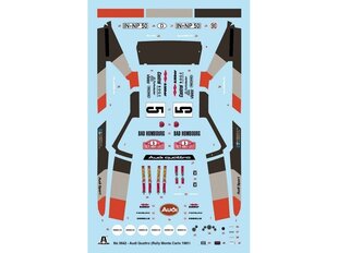 Konstruktorius Italeri - Audi Quattro 1981 Monte Carlo Rally, 1/24, 3642, 8 m.+ kaina ir informacija | Konstruktoriai ir kaladėlės | pigu.lt